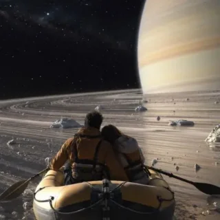 Paseo en balsa por los anillos de Saturno