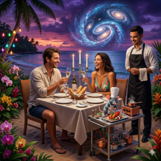Cena romantica cocinada por Ratatouille Remy